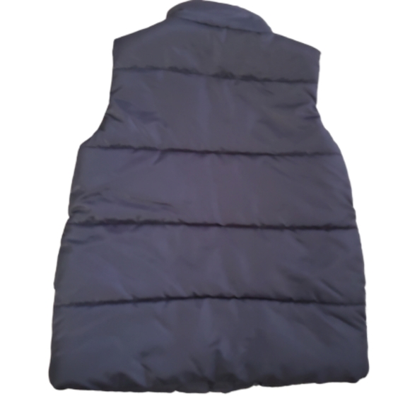 The Childrens Place Girl Black Puffer Vest XL - Picture 4 of 5